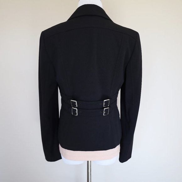 NINE WEST Size 2 Black Suit Jacket Blazer Career Interview - Picture 8 of 11